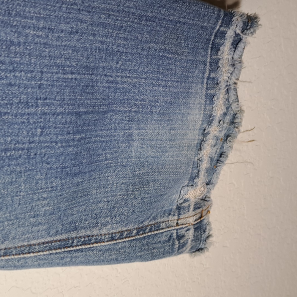 Hollister Company Vintage Y2K Junior Jeans Denim Size 3 Stretch Raw Hem Boot Cut - Picture 5 of 11